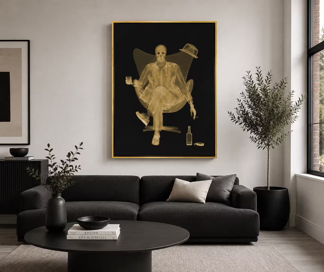 Nick Veasey Rat Pack- Golden Erain situ
