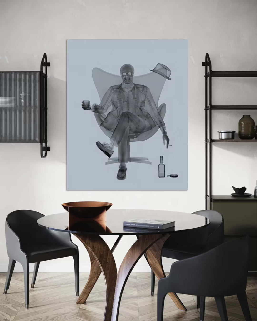 Nick Veasey Rat Pack Grey in situ