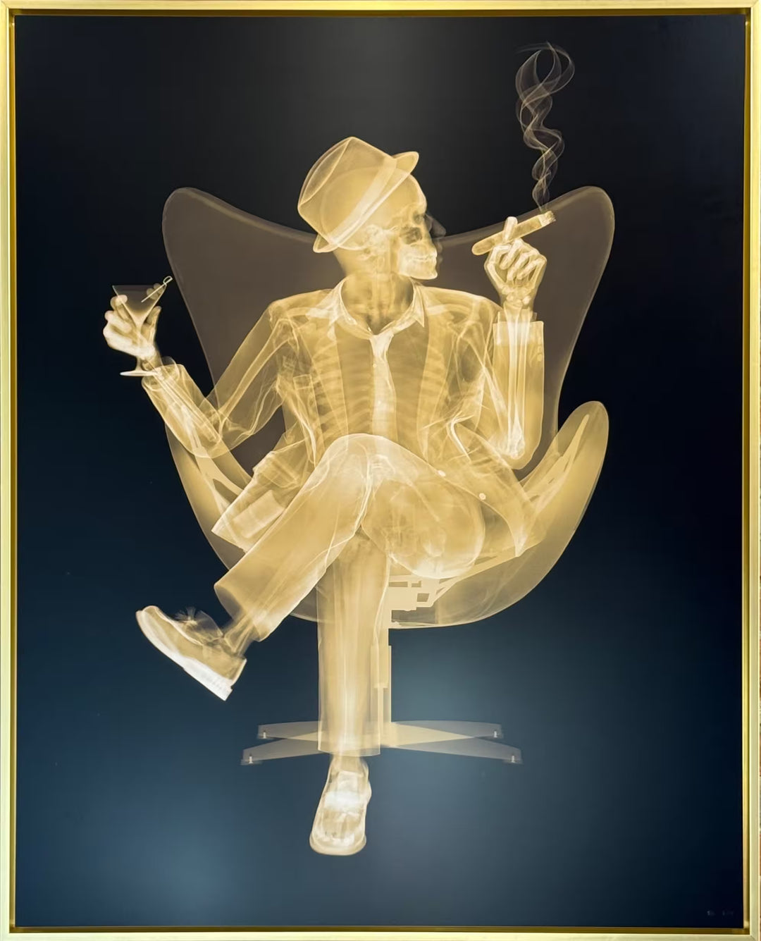 Nick Veasey Rat Pack II Golden Era framed