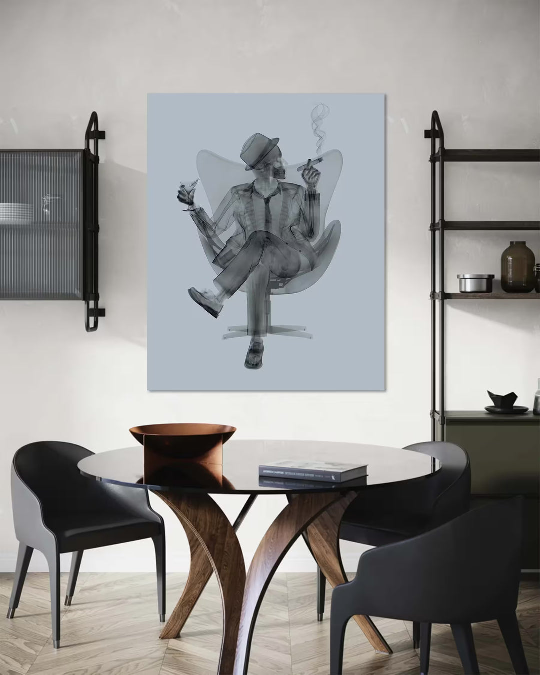 Nick Veasey Rat Pack II Grey in situ