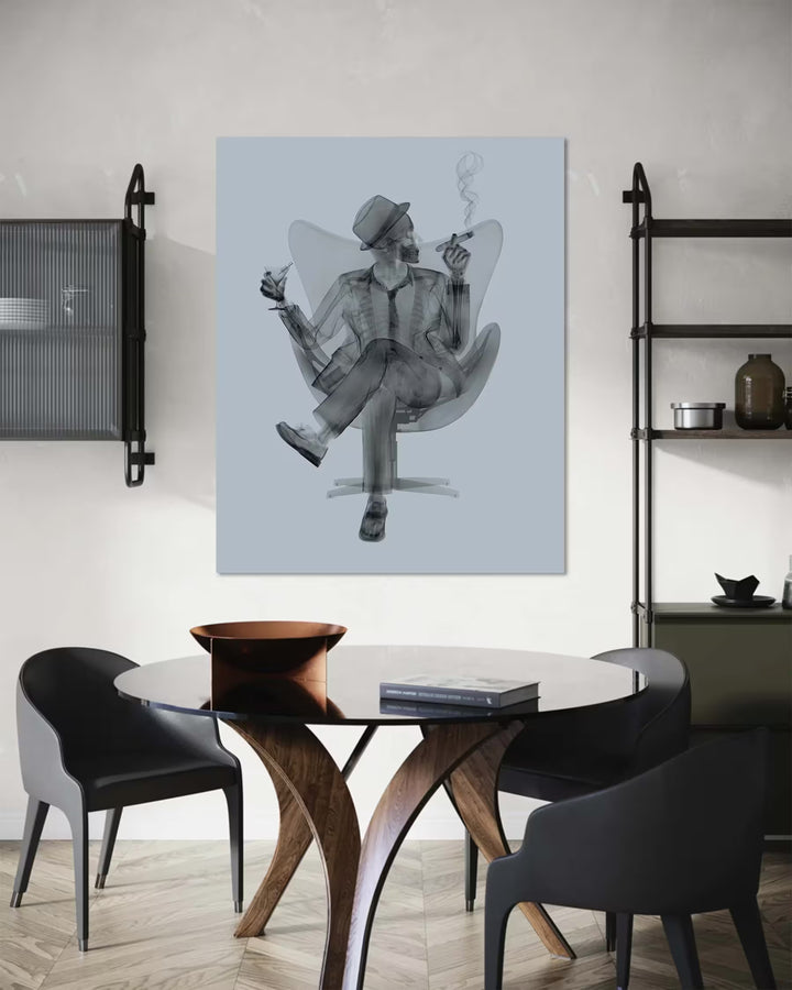 Nick Veasey Rat Pack II Grey in situ