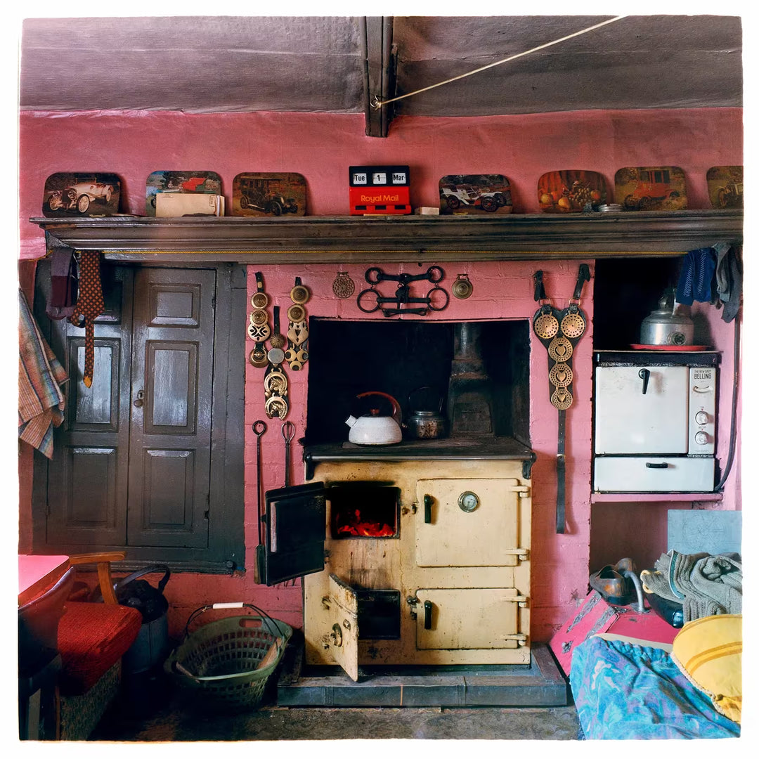 A limited edition photograph by Richard Heeps using vibrant colours, the title is Rayburn Manea, 1986