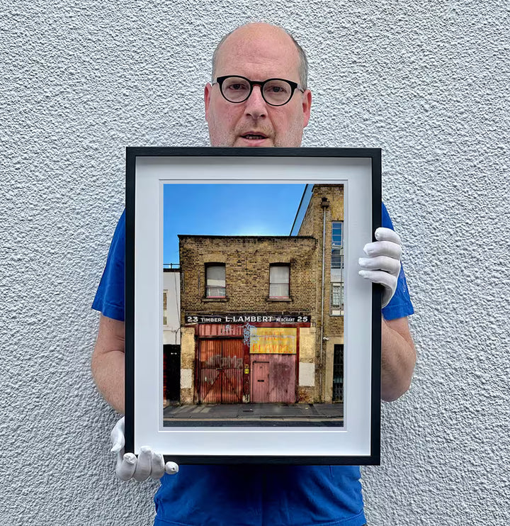 Richard Heeps holding Timber Merchant, London, 2022