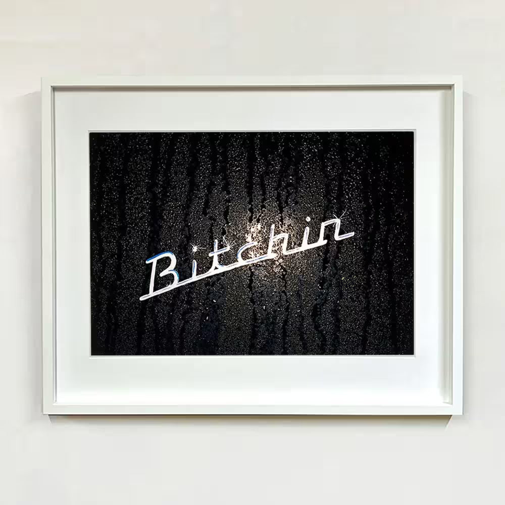 A framed limited edition photograph by Richard Heeps using vibrant colours, the title is Bitchin
