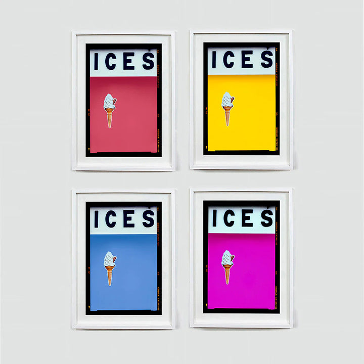 Four Ices in white Frames from Richard Heeps
