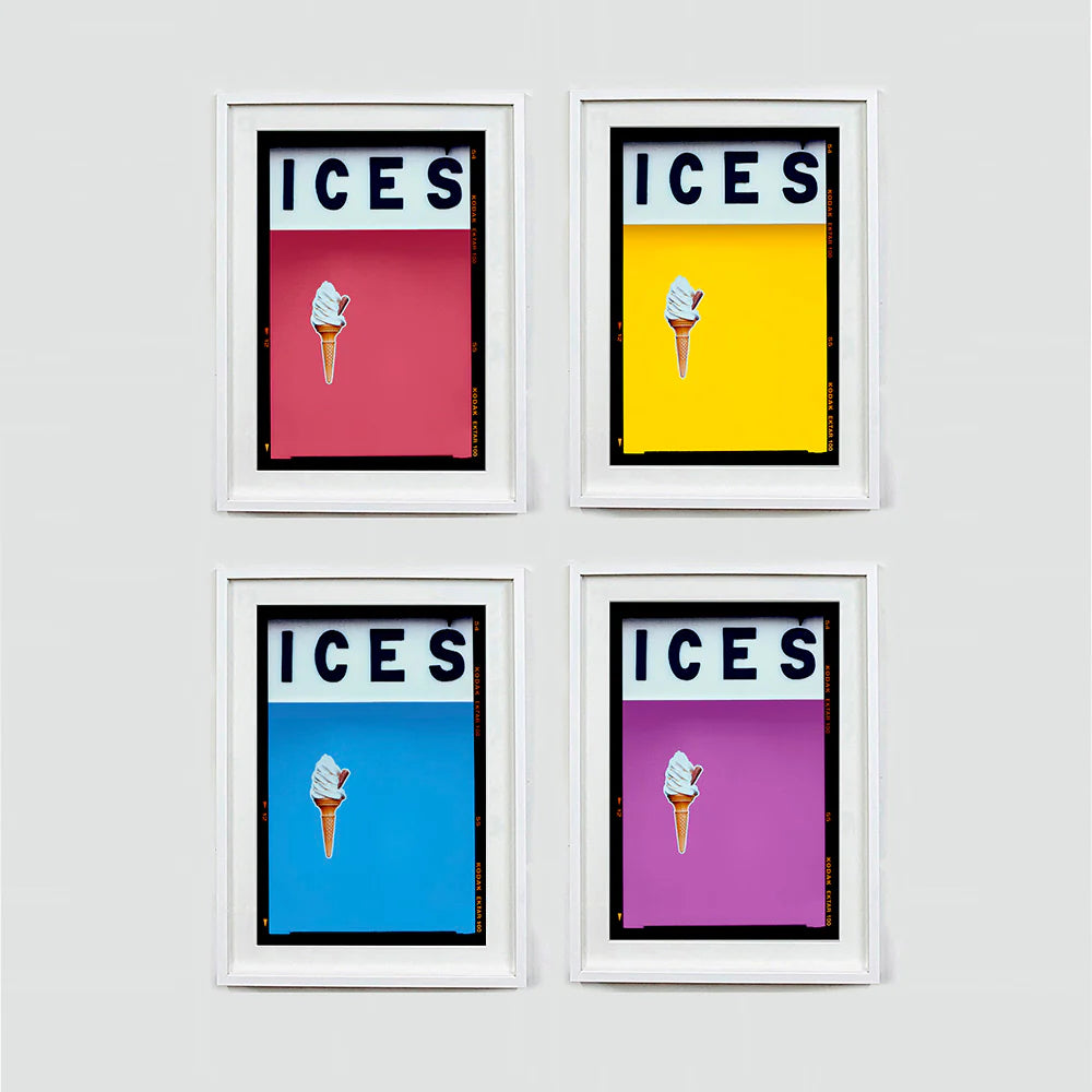 Four Ices in White Frames Richard Heeps