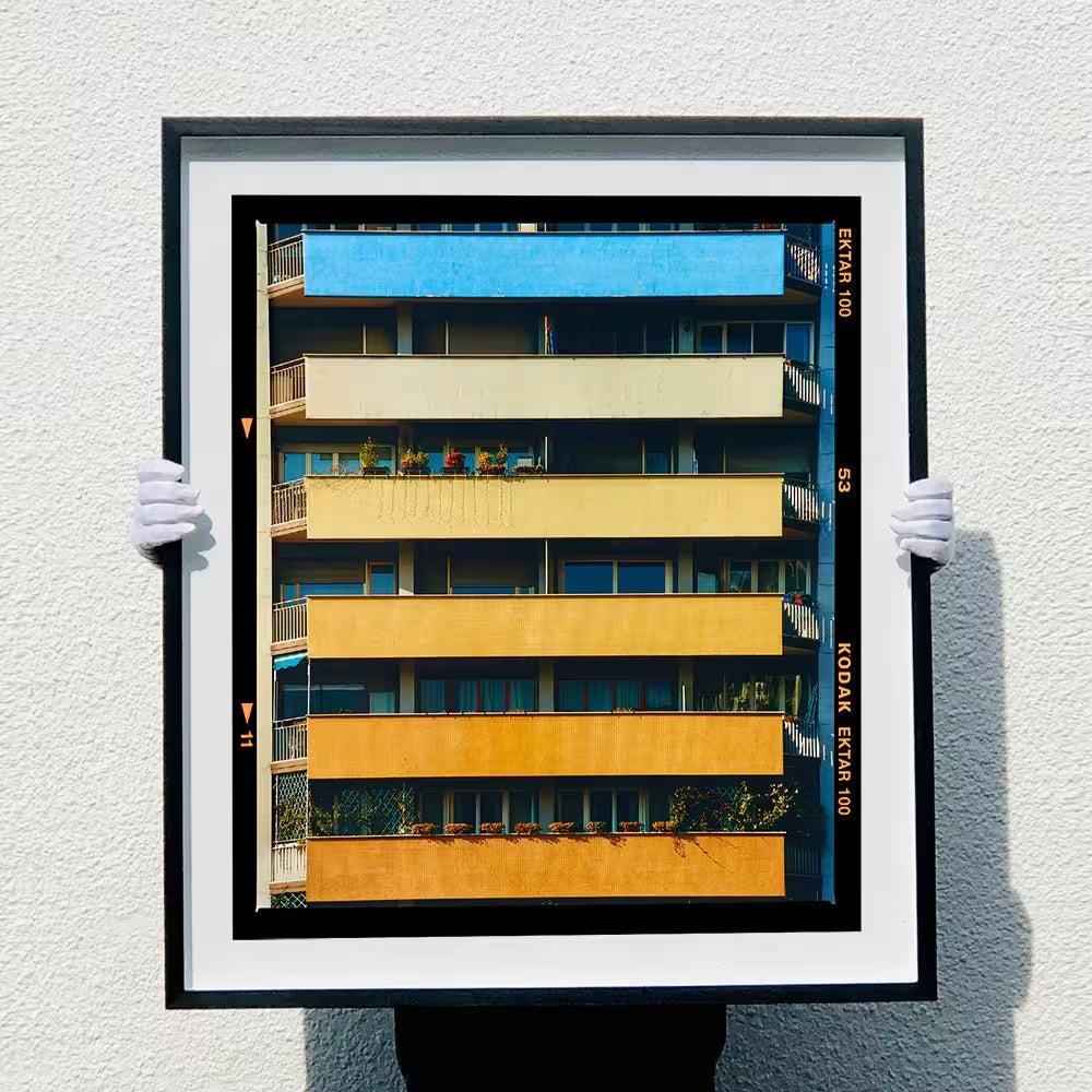 Richard Heeps holding Rainbow Apartments (Film Rebate), Milan, 2020