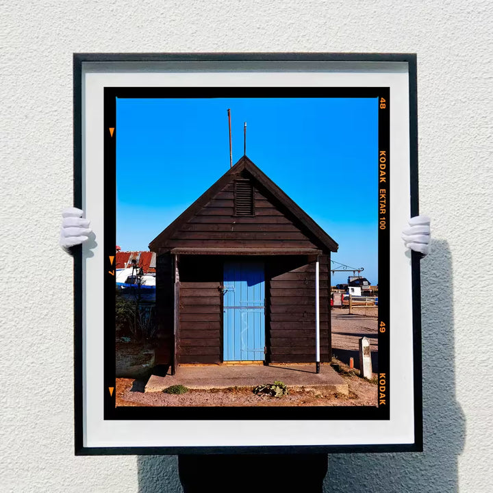 Richard Heeps holding Fishing Hut, Southwold, Suffolk, 2022