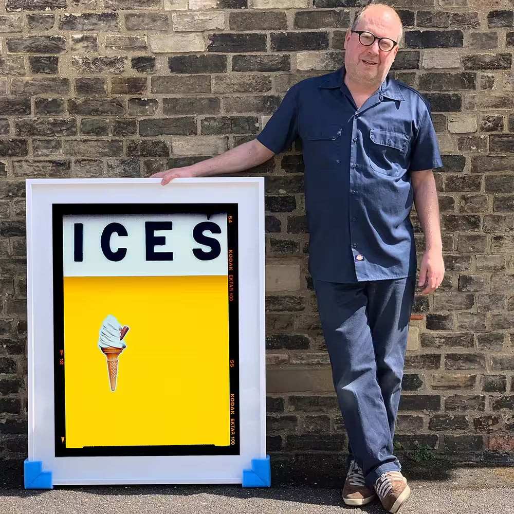 Richard Heeps holding Ices (Yellow)