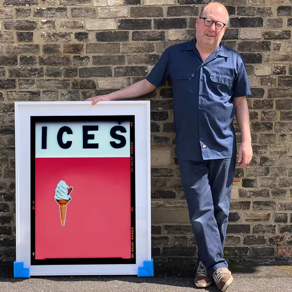 Richard Heeps holding Ices (Coral Pink)