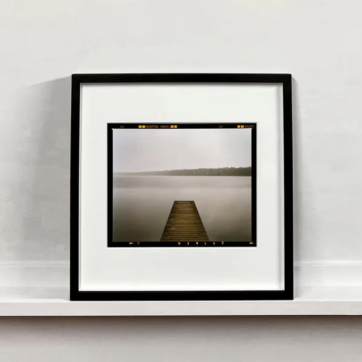 A framed limited edition photograph by Richard Heeps using vibrant colours, the title is Rollesby Broad, Norfolk, 2003