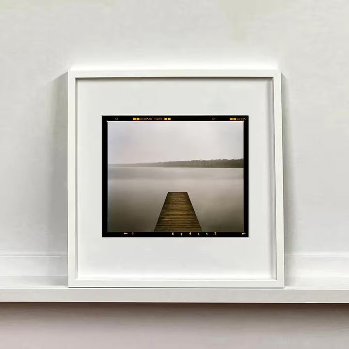 A framed limited edition photograph by Richard Heeps using vibrant colours, the title is Rollesby Broad, Norfolk, 2003