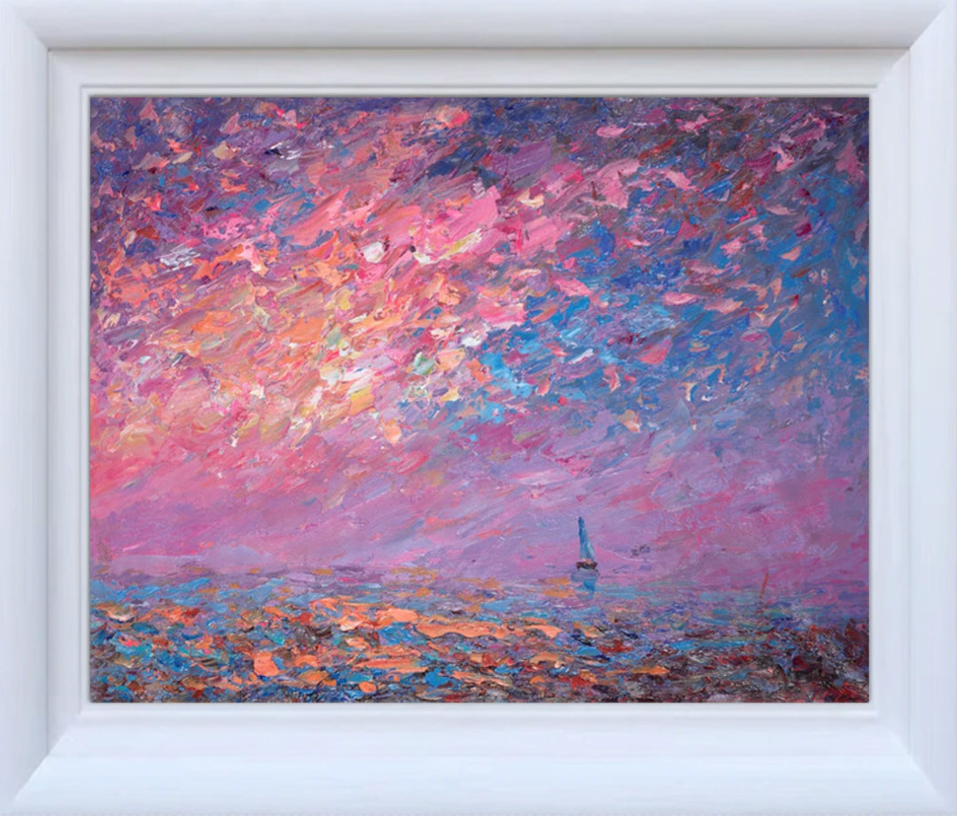 Sailing at Sunset by Inam