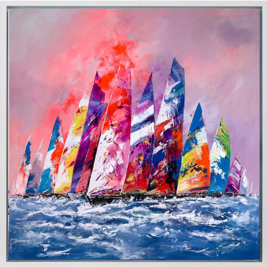 Sailing in Summer II by Bernard