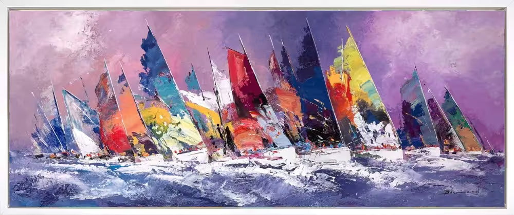 Sailing in Summer IV by Bernard