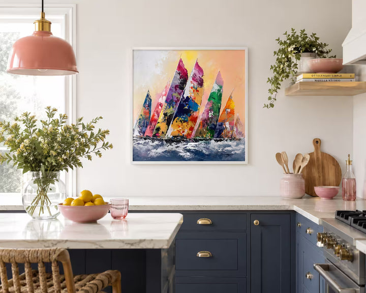 Bernard Sailing in Sunshine III in situ