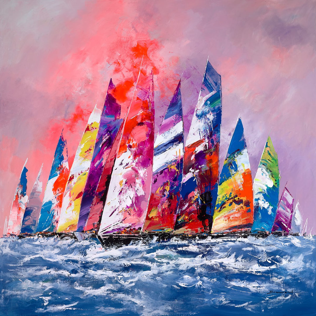 Sailing in Summer II by Bernard