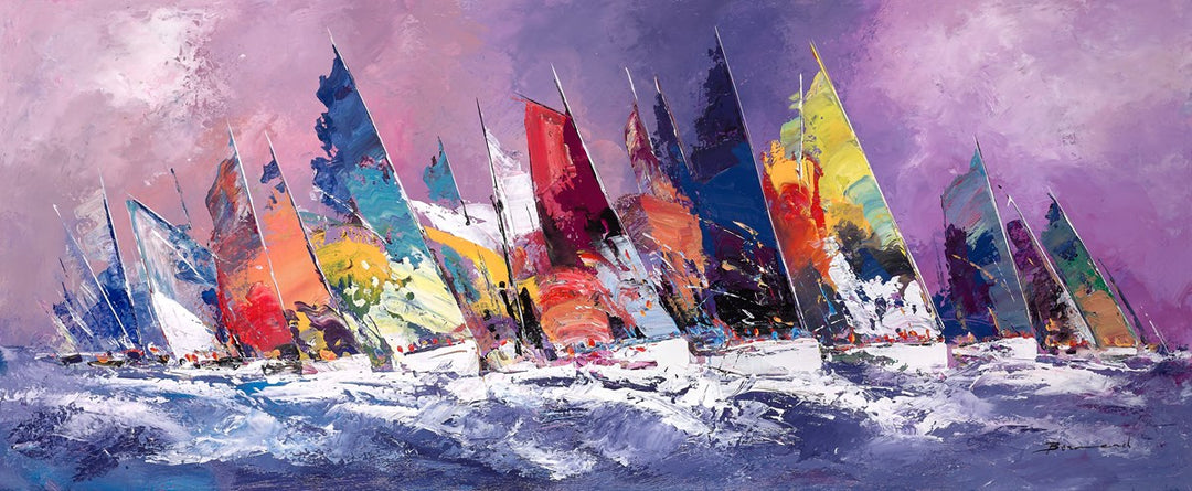 Sailing in Summer IV by Bernard