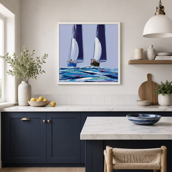 Duncan MacGregor Sailing Into The Blue in situ