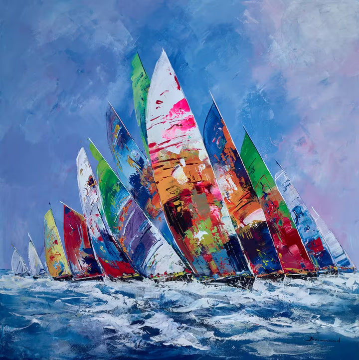 Sailing on the Wind III by Bernard