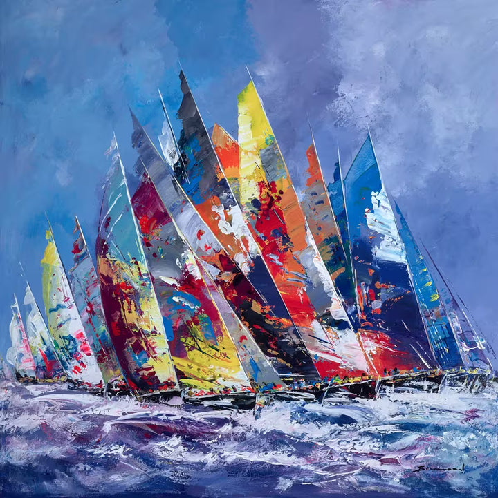 Sailing on the Wind VI by Bernard