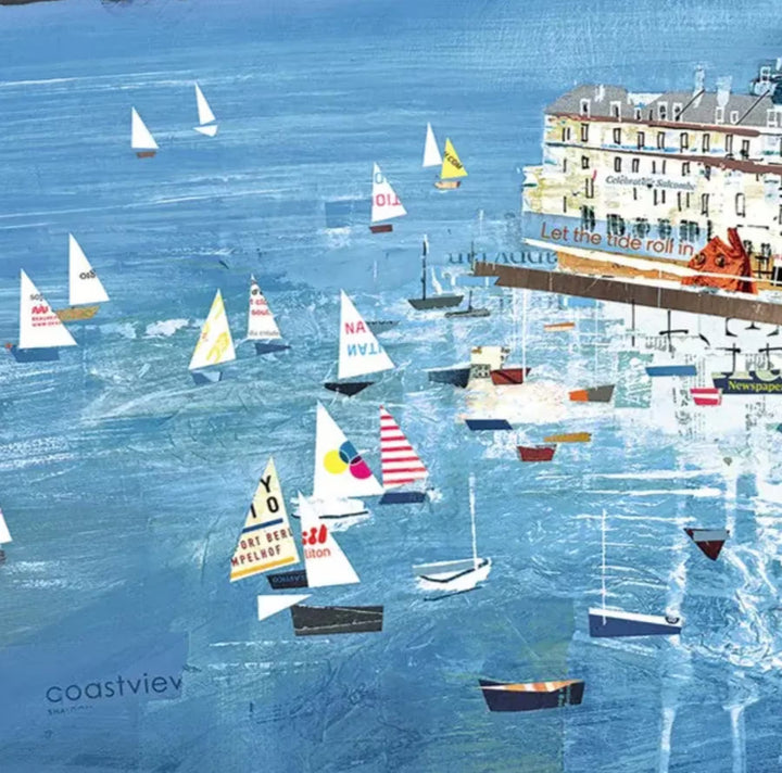 A close up of Tom Butler Salcombe Sails