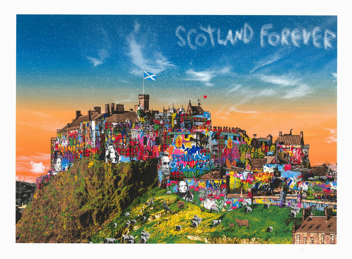 Scotland Forever By Mr Brainwash Available From Startle scotland-forever-by-mr-brainwash-available-from-startle