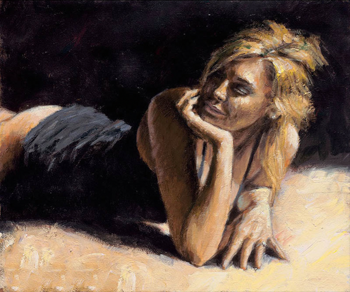 Second Blonde by Fabian Perez