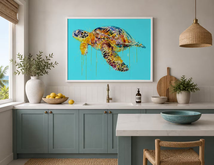 Dave white Sea Turtle in situ