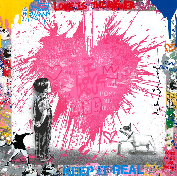 Share the Love (Original) by Mr Brainwash