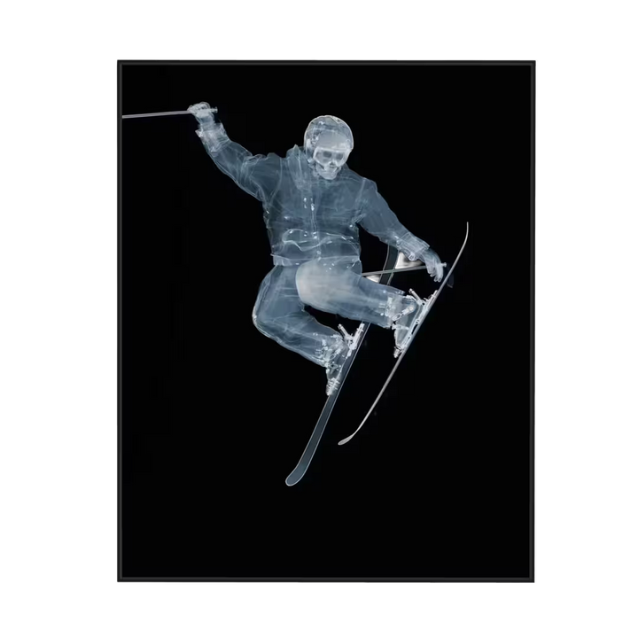Nick Veasey Skier Framed
