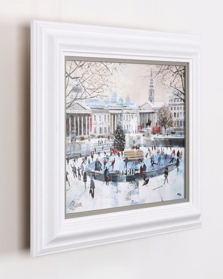 Snow Motion by Tom Butler angled view on a white wall