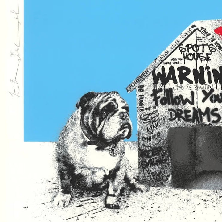 Spot's House - Blue by Mr Brainwash | Available from Startle