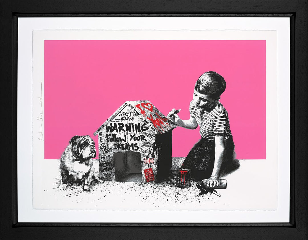 Spot's House - Pink by Mr Brainwash | Available from Startle
