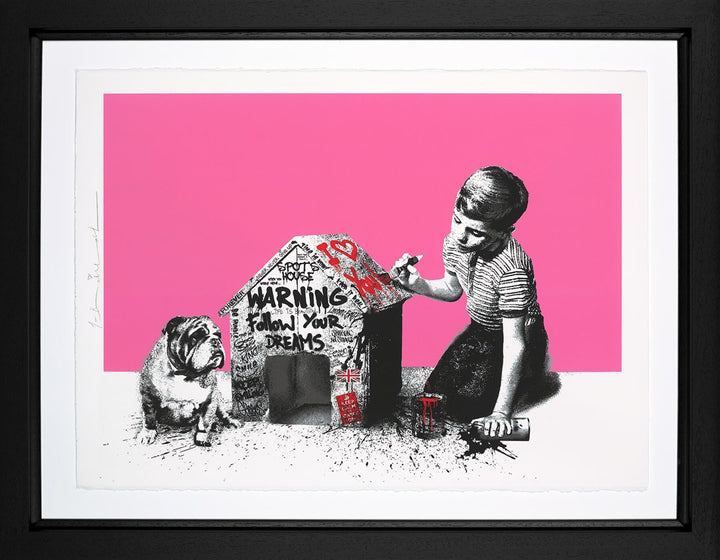 Spot's House - Pink by Mr Brainwash | Available from Startle