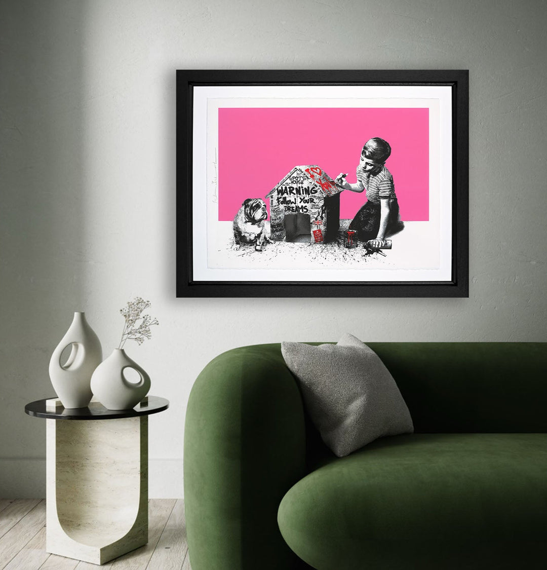 Spot's House - Pink by Mr Brainwash | Available from Startle
