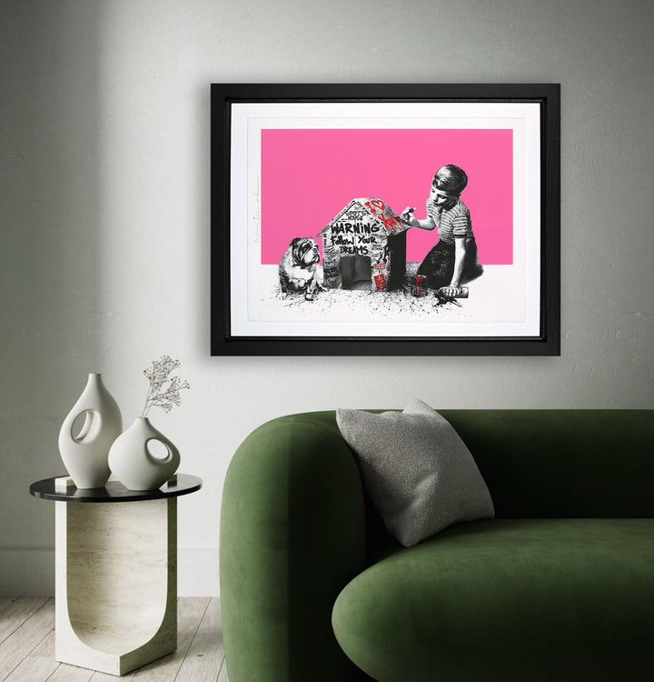 Spot's House - Pink by Mr Brainwash | Available from Startle