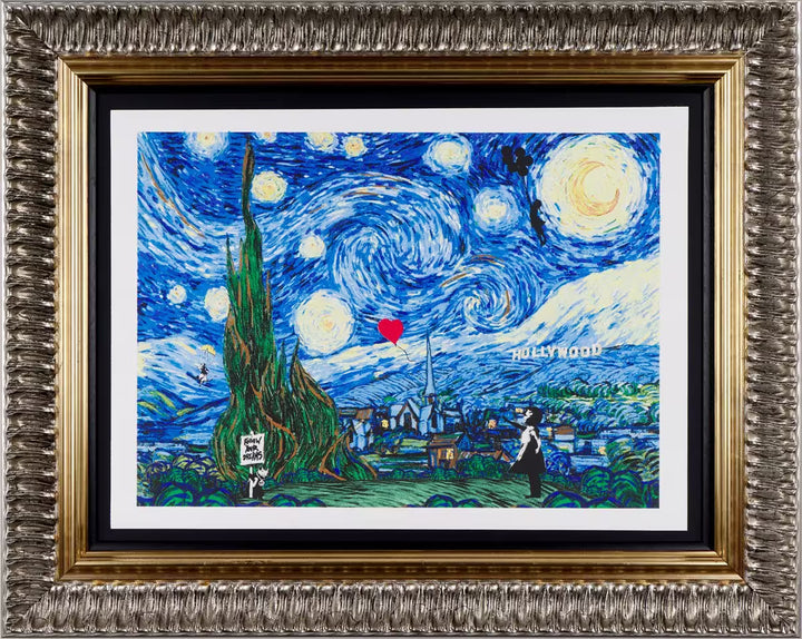 Starry Nights, Hollywood by Mr Brainwash