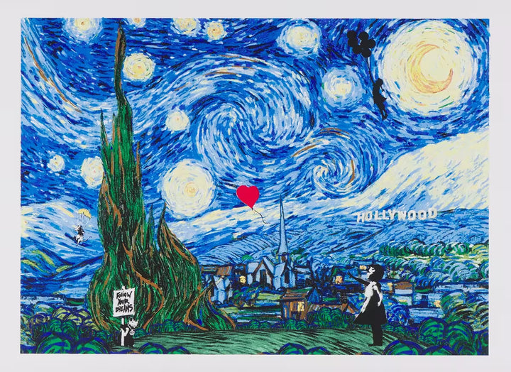 Starry Nights, Hollywood by Mr Brainwash