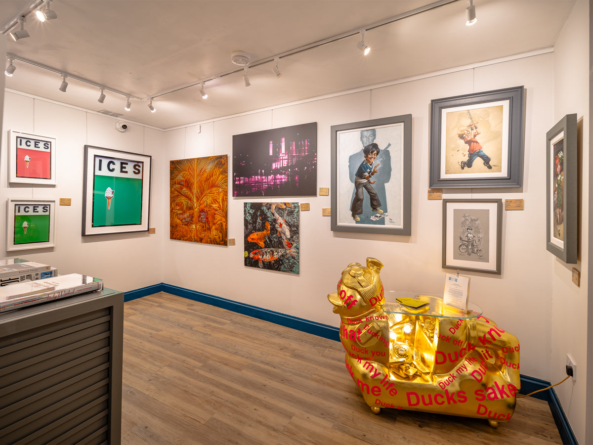 Inside the Startle gallery