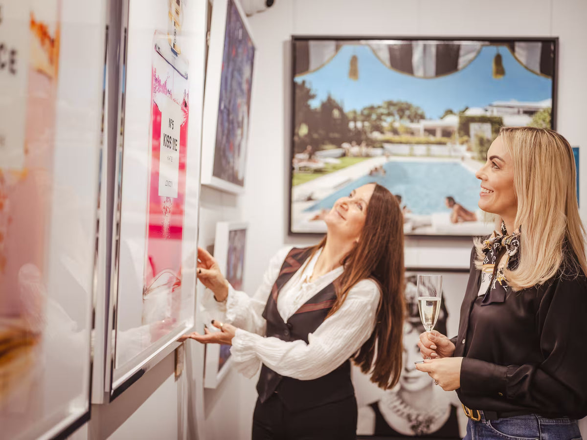 A selection of art on the walls at Startle galleries