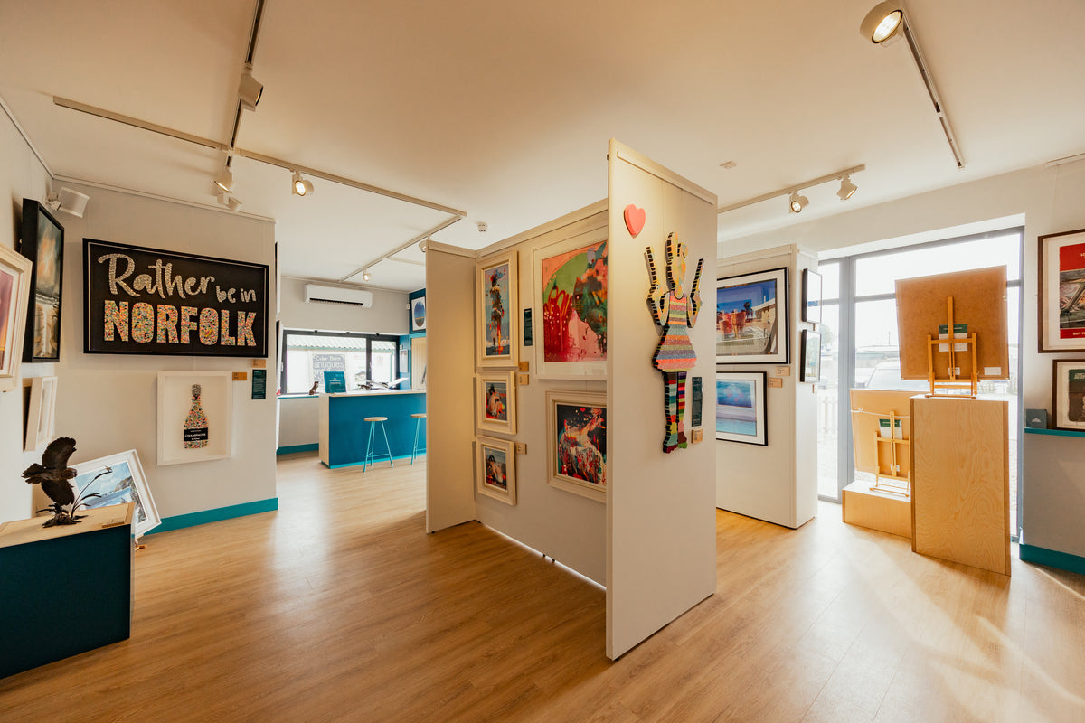 Inside the Startle gallery
