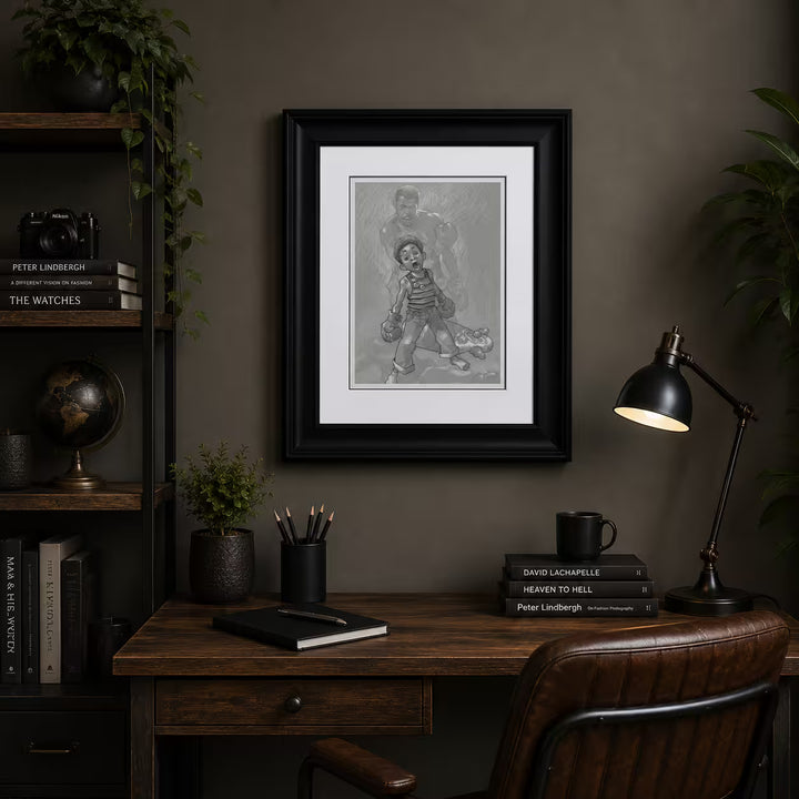 Craig Davison Sting Like A Bee (Sketch) in situ