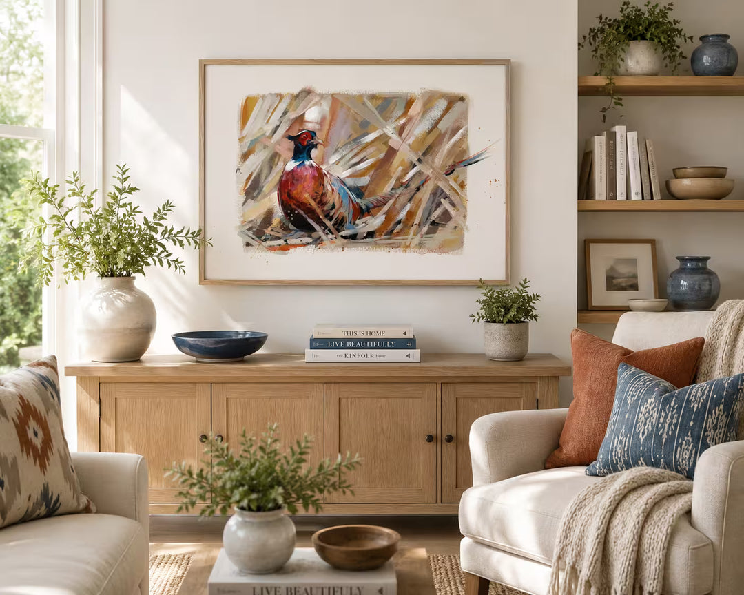 Debbie Boon Study of Pheasant in situ