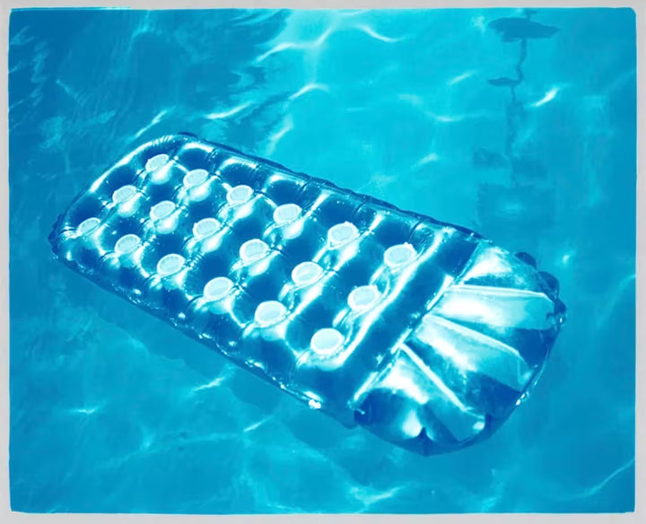 A Richard Heeps limited edition photographic print, the title is Sun Lounger, Ballantines Movie Colony, California, 2002