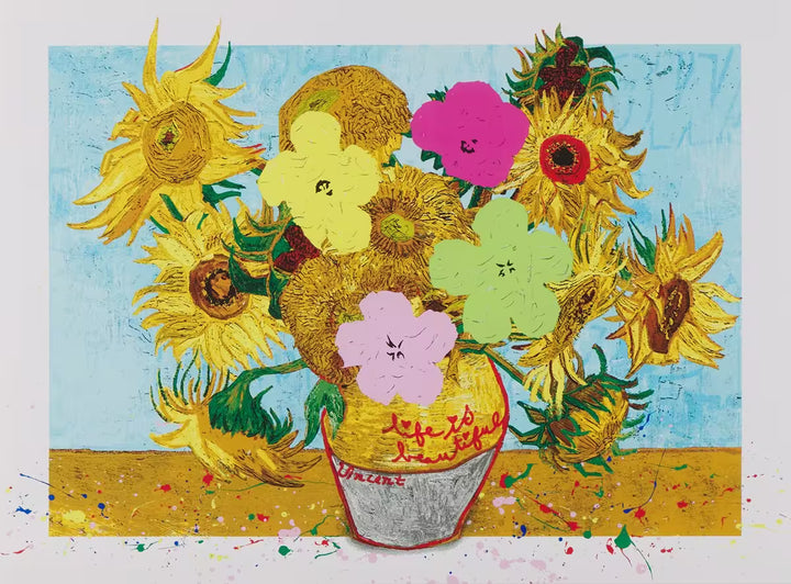 Sunflowers Reimagined by Mr Brainwash