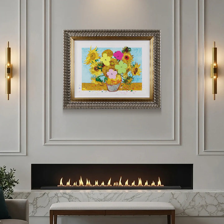 Sunflowers Reimagined by Mr Brainwash