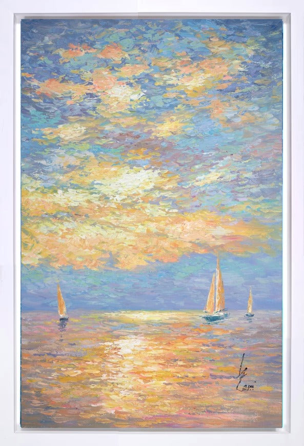 Sunrise Sailing IV by Inam