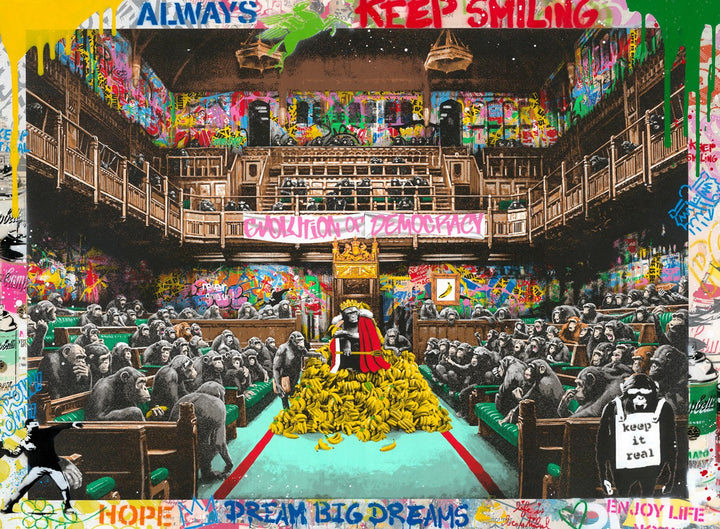 Swinging the Truth (Original) by Mr Brainwash