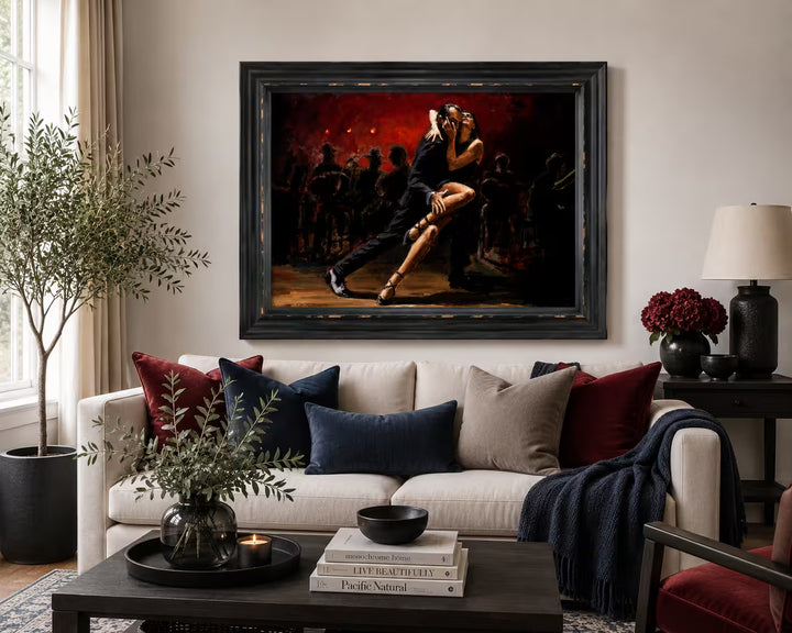 Fabian Perez Tango In Red in situ